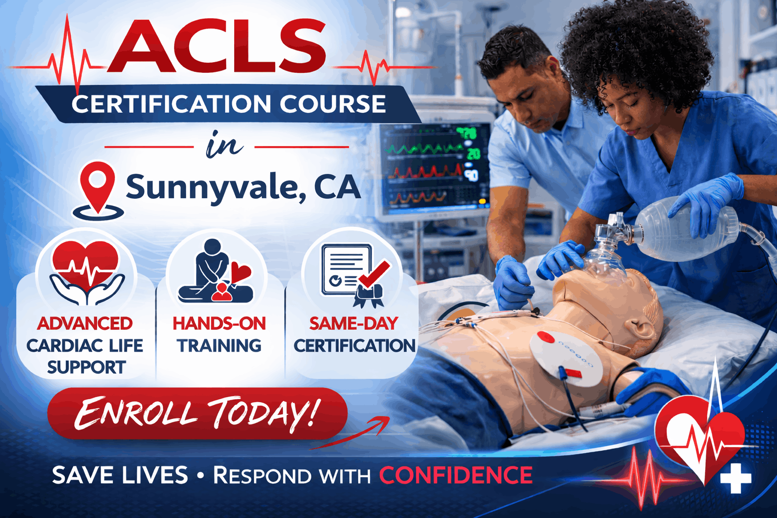 ACLS Certification Class in Sunnyvale, CA