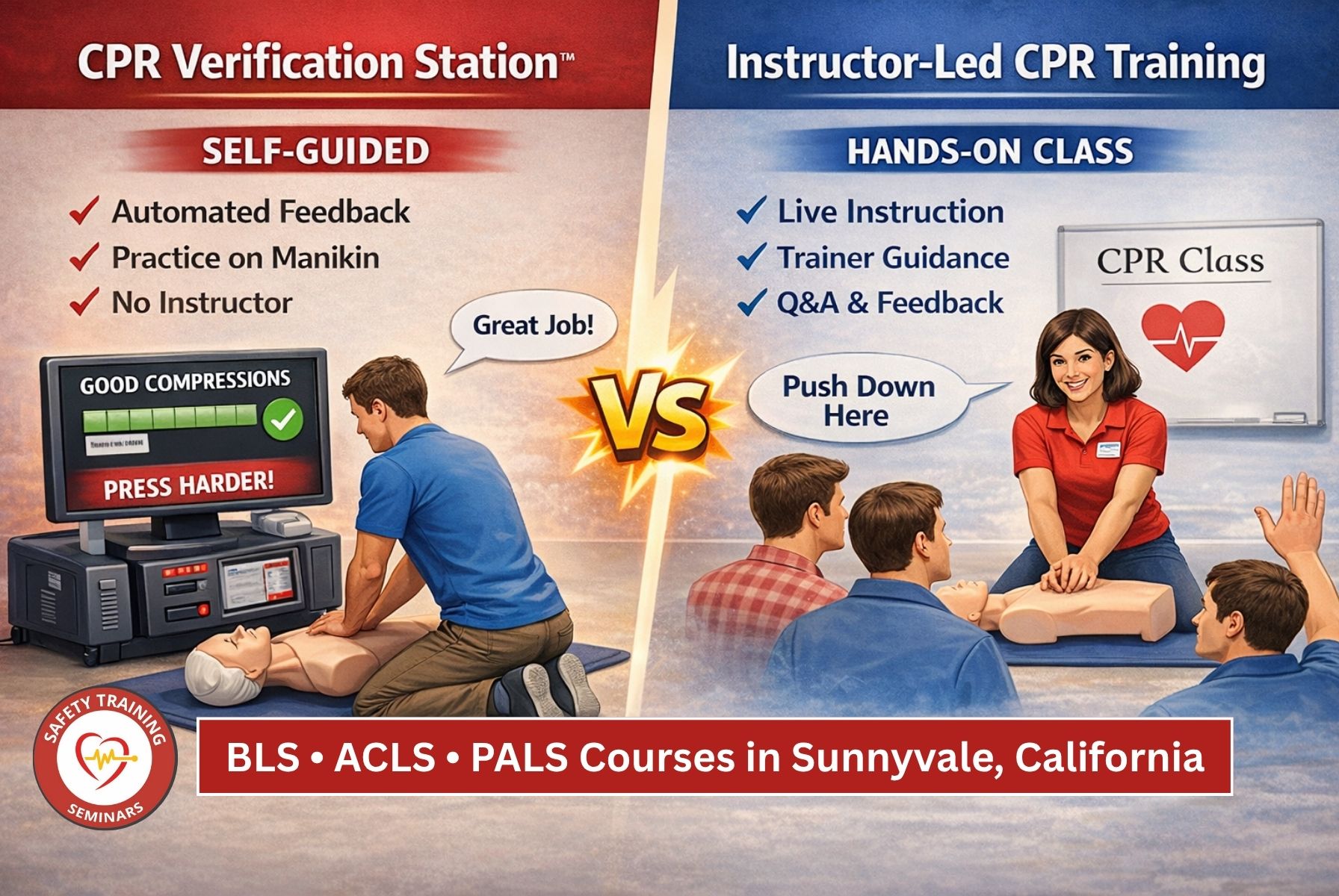 BLS • ACLS • PALS Courses in Sunnyvale, California