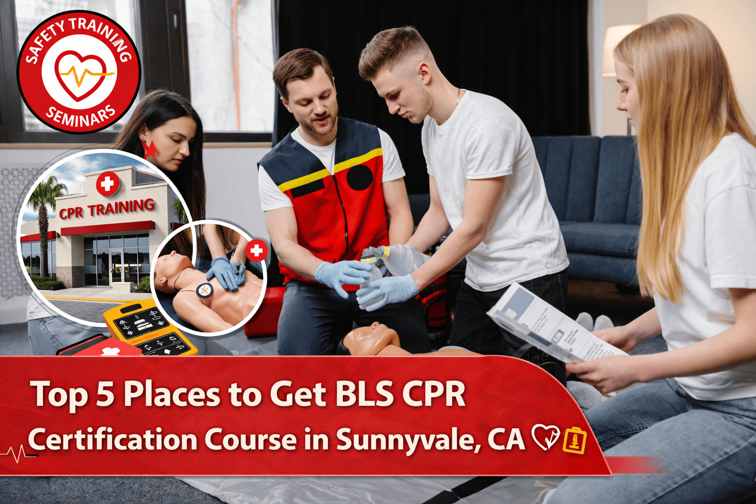 Top 5 Places to Find BLS CPR Certification Course in Sunnyvale